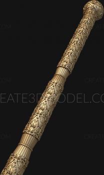 نموذج ثلاثي الأبعاد لآلة CNC الركائز 